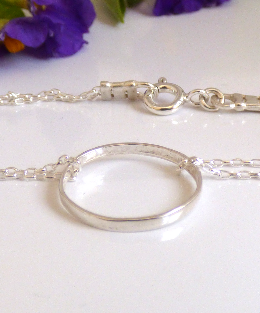 Silver Circle Bracelet
