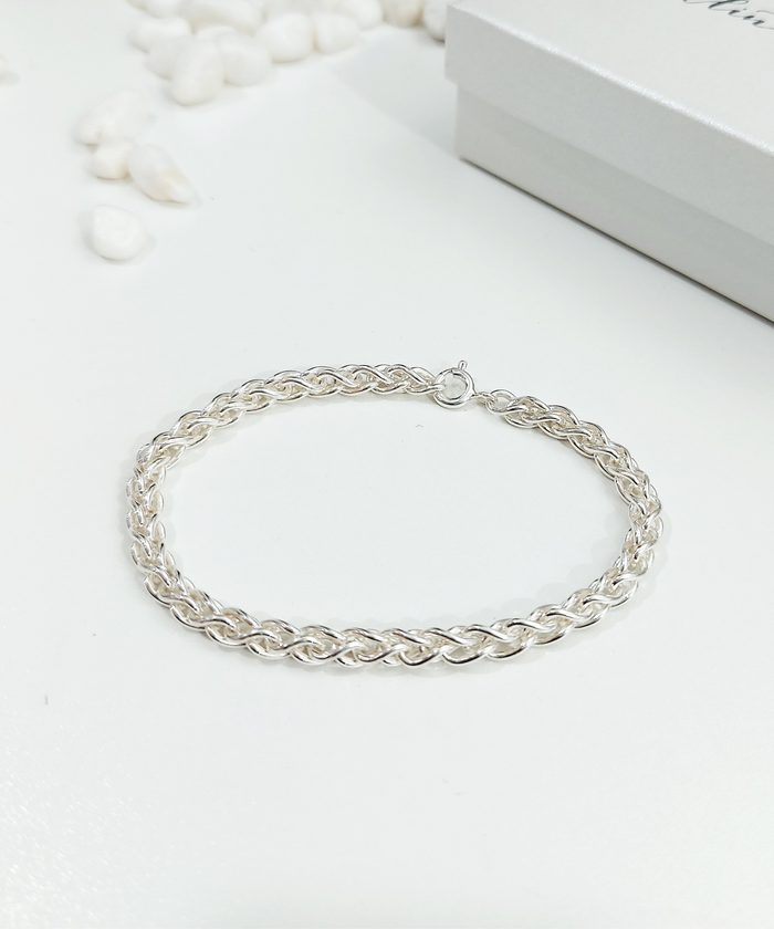 4mm Braided Chain Bracelet