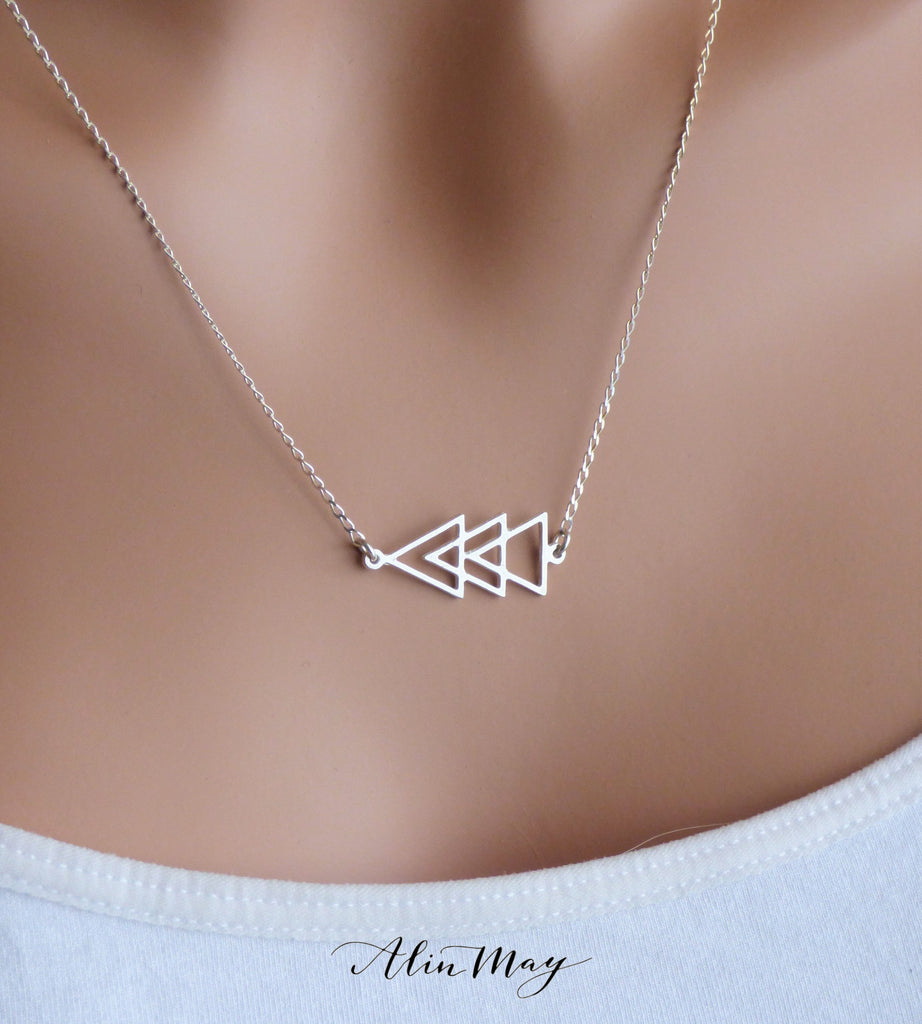 Tracie Triangle Necklace