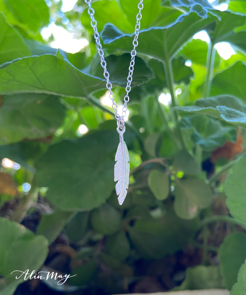 Delicate Feather Necklace