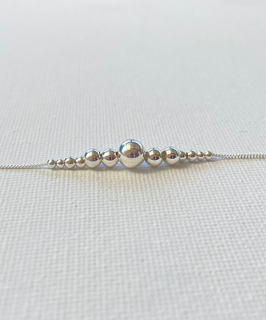 Silver Balls Necklace