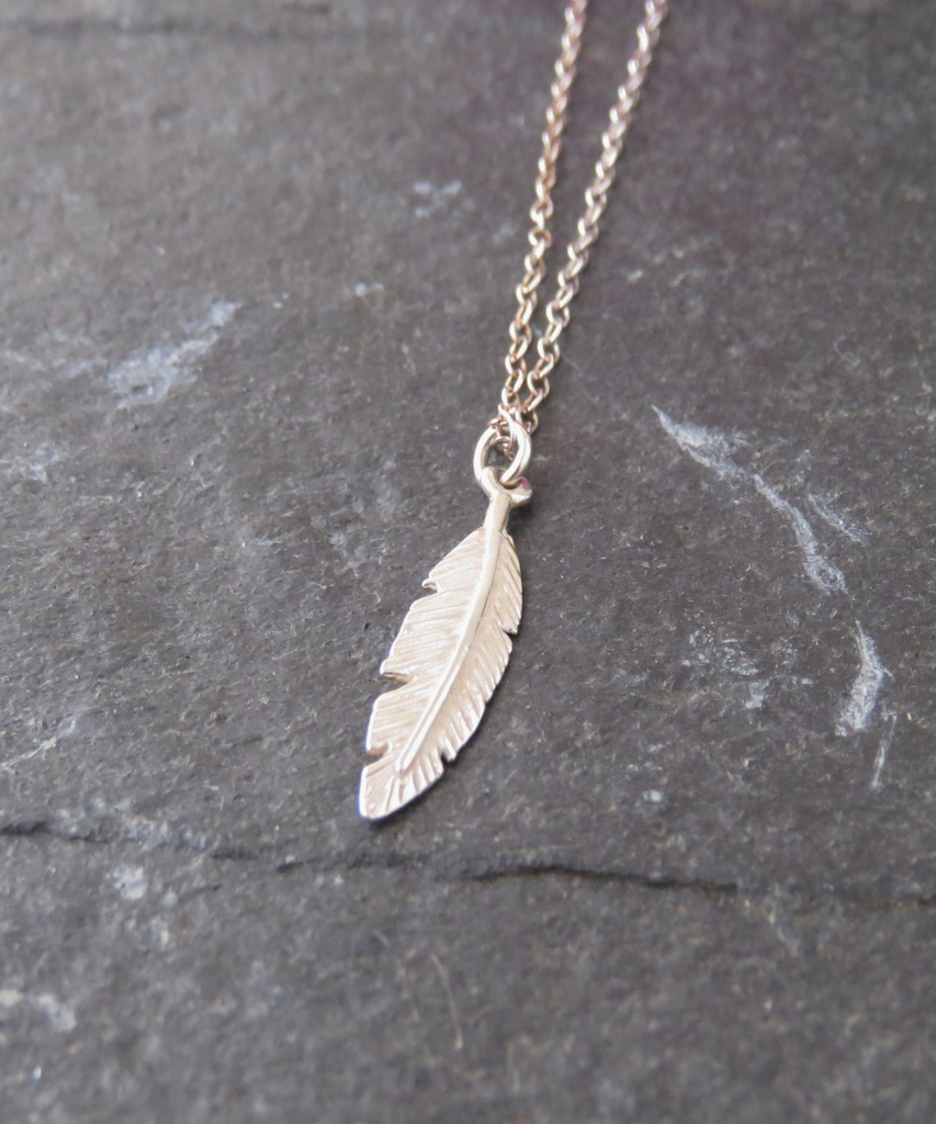 Delicate Feather Necklace