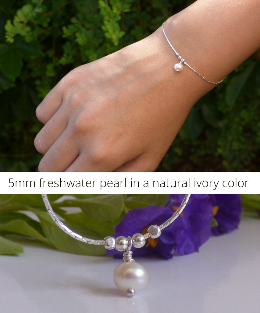Single Pearl Bracelet